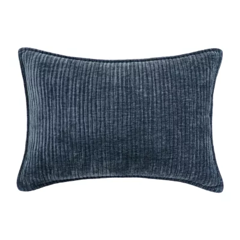 Regal Home Lila Ribbed Down Alt 14x20 Rectangular Throw Pillow
