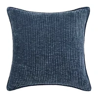 Regal Home Lila Ribbed Down Alt 20x20 Square Throw Pillow