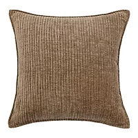 Regal Home Lila Ribbed Down Alt 20x20 Square Throw Pillow