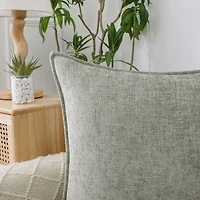 Chenille 20x20 Square Throw Pillow