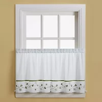 CHF Clover 2-pc. Rod Pocket Window Tier