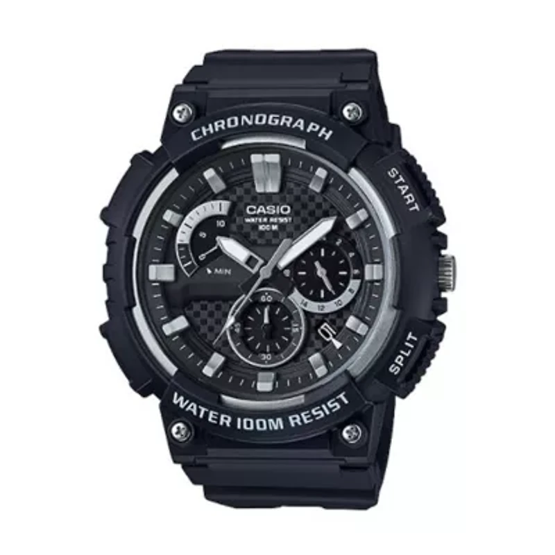 Casio Mens Black Strap Watch Mcw200h-1av