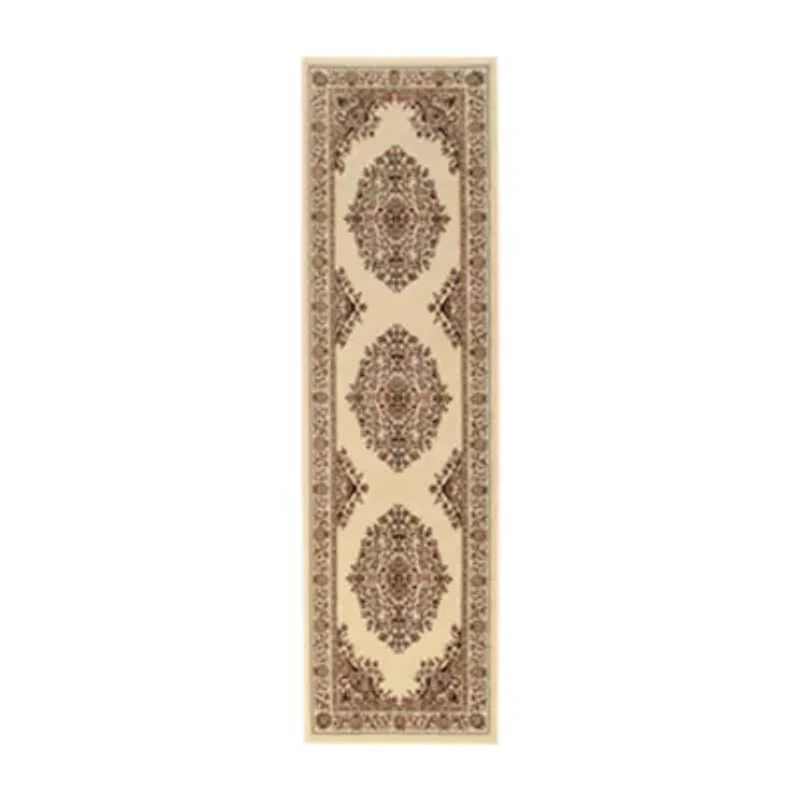Como Medallion Traditional Oriental Indoor Rectangular Area Rug