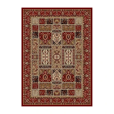 Como Panel Kerman Traditional Oriental Indoor Rectangular Area Rug
