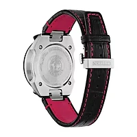 Citizen Promaster Tsuno Racer Mens Chronograph Black Leather Strap Watch Av0071-03a