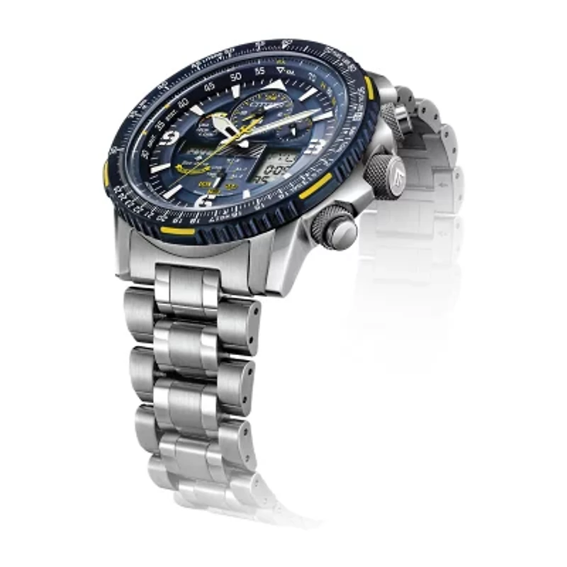 Citizen Promaster Skyhawk A-T Mens Silver Tone Stainless Steel Bracelet Watch Jy8078-52l