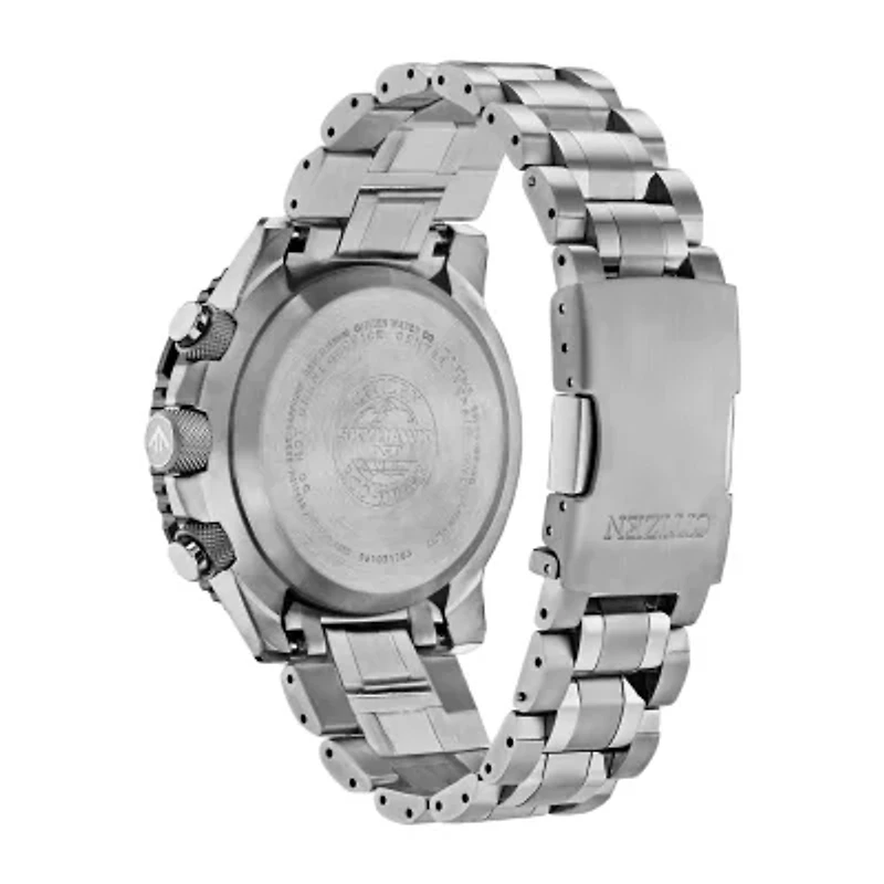 Citizen Promaster Skyhawk A-T Mens Silver Tone Bracelet Watch Jy8108-53e