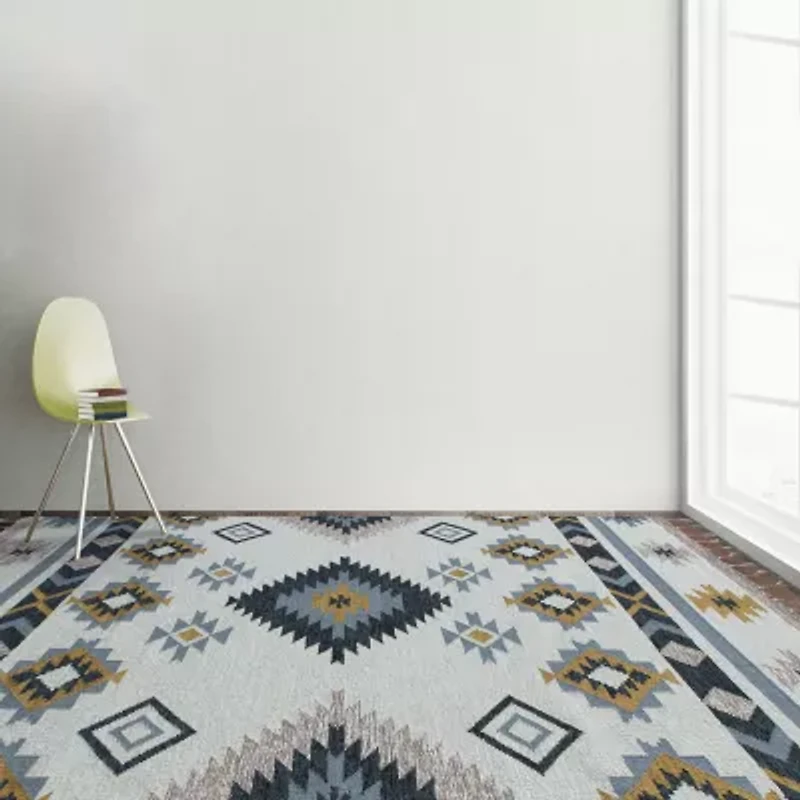 Amer Rugs Artifacts Geometric Diamond Indoor Rectangular Accent Rug