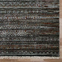 Amer Rugs Leighdyn Mara Geo Linear Geo Linear Hand Knotted Indoor Rectangular Accent Rug