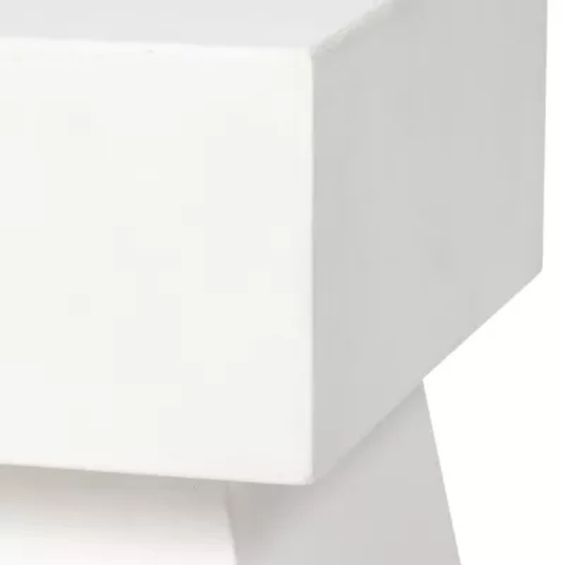 Safavieh Zen Patio Collection Concrete Side Table