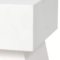 Safavieh Zen Patio Collection Concrete Side Table