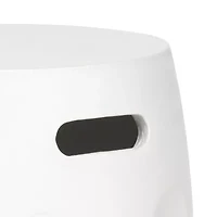 Zuri Patio Collection Weather Resistant Concrete Side Table