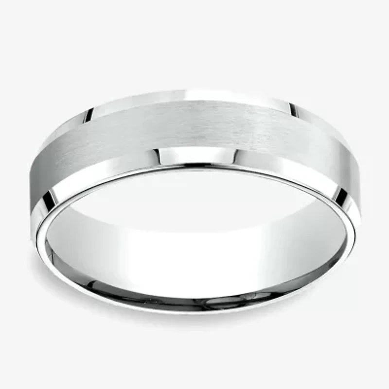 Mens 6MM 10K Gold Wedding Band