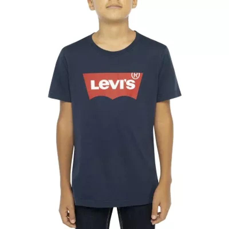 Levi's® Big Kid Boys Crew Neck Short Sleeve Regular Fit Graphic T-Shirt