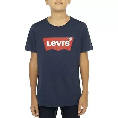 Levi's Big Kid Boys Crew Neck Short Sleeve Regular Fit Graphic T-Shirt