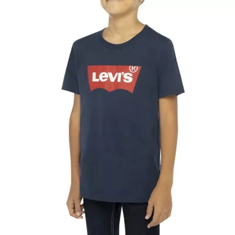 Levi's® Big Kid Boys Crew Neck Short Sleeve Regular Fit Graphic T-Shirt