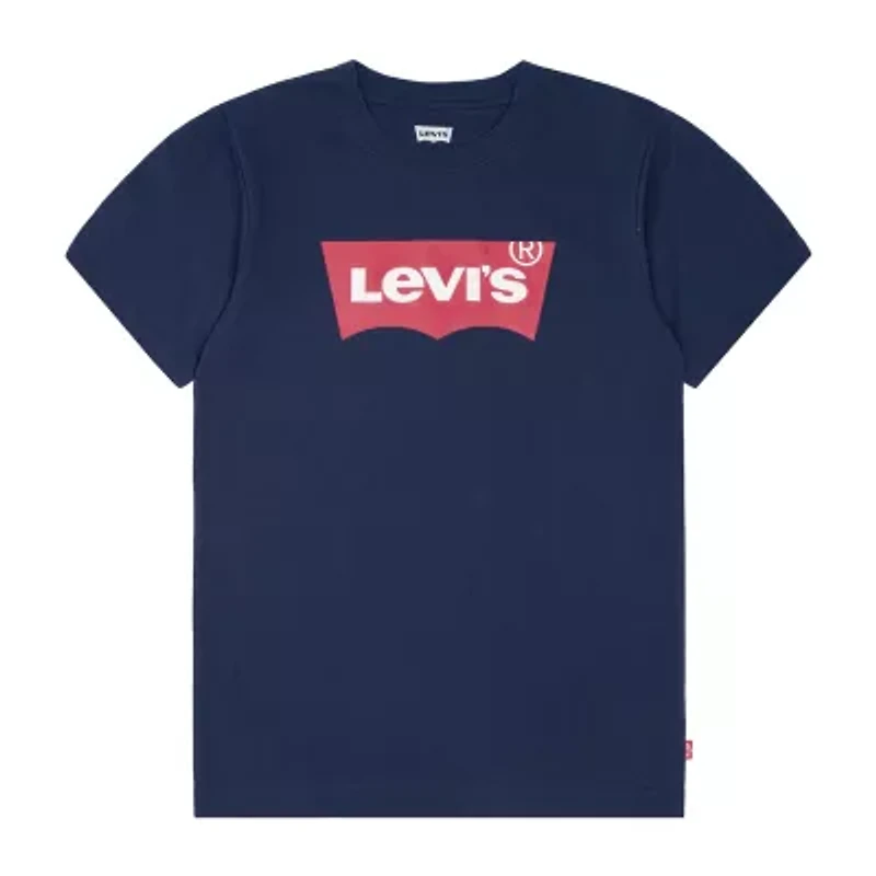 Levi's® Big Kid Boys Crew Neck Short Sleeve Regular Fit Graphic T-Shirt