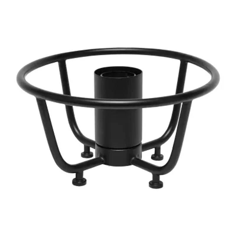 All the Rages Black Globe Glass Metal Table Lamp