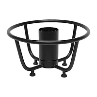 All the Rages Black Globe Glass Metal Table Lamp