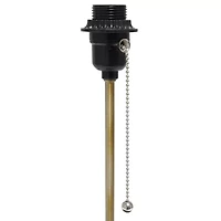All the Rages Black And White Hammered Usb Metal Table Lamp