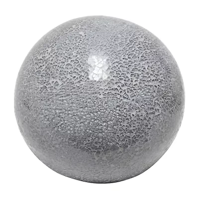 1 Light Mosaic Stone Ball Table Lamp