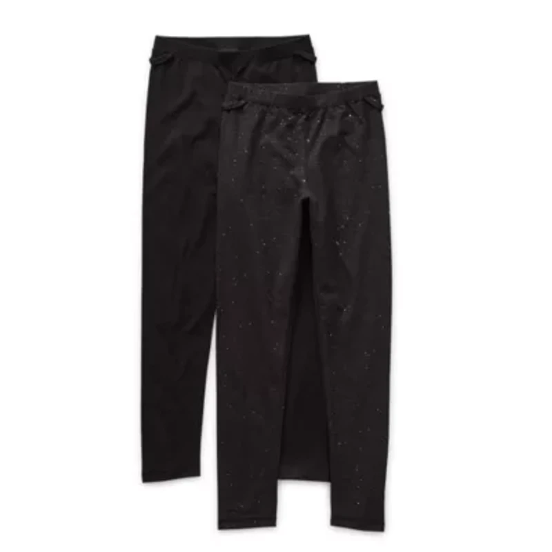 Thereabouts Little & Big Kid Girls Easy-on + Easy-off Knit Full Length Leggings
