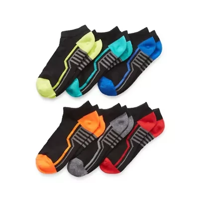 Xersion Little & Big Kid Boys 6 Pair Low Cut Socks