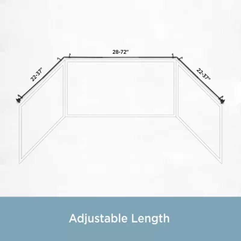Kenney Mission Square Bay Window Rod