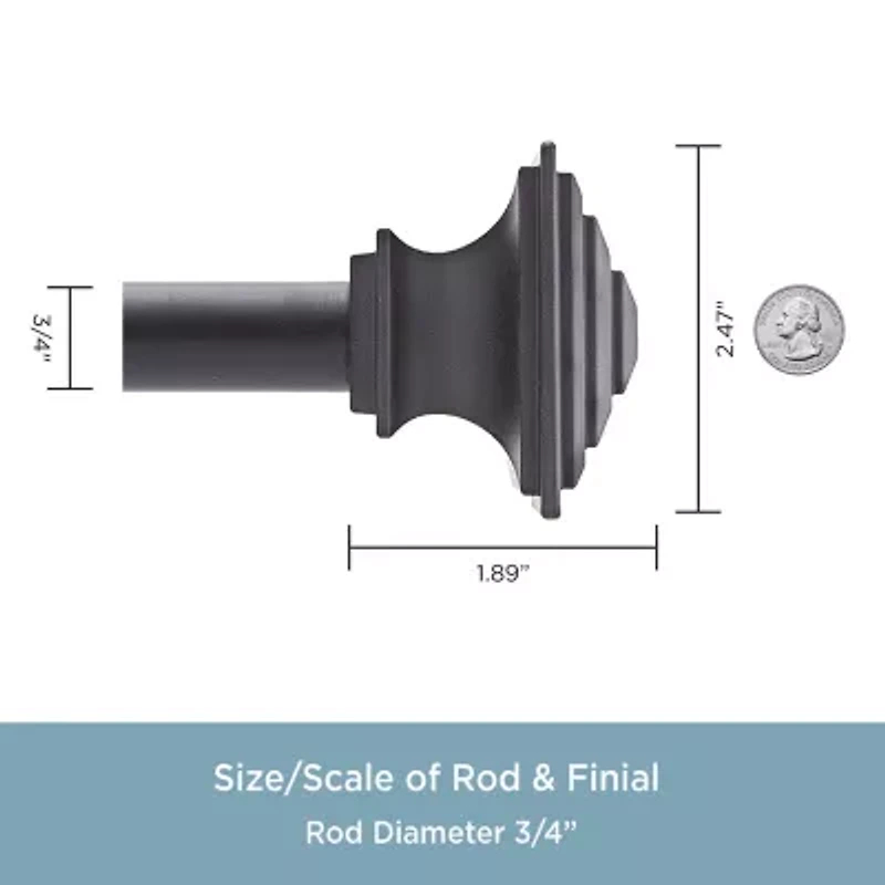 Kenney Mission Square Bay Window Rod