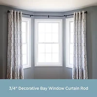Kenney Mission Square Bay Window Rod