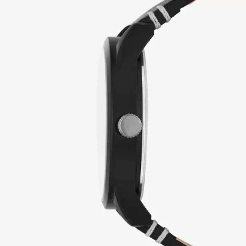 Mens Black Strap Watch Fmdjo245
