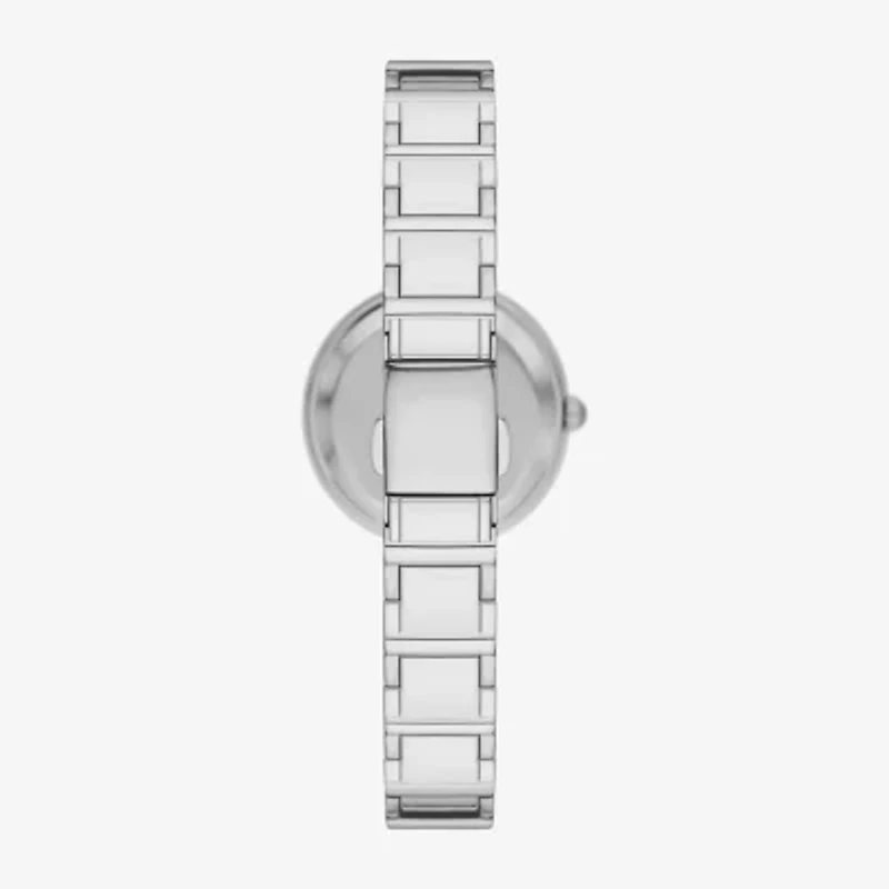 Geneva Womens Crystal Accent Silver Tone Bracelet Watch Fmdjm250