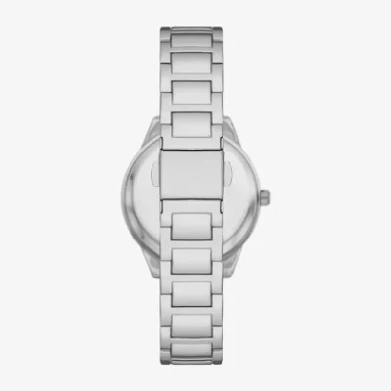 Geneva Womens Crystal Accent Silver Tone Bracelet Watch Fmdjm255