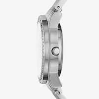 Geneva Ladies Womens Crystal Accent Silver Tone Bracelet Watch Fmdjm256