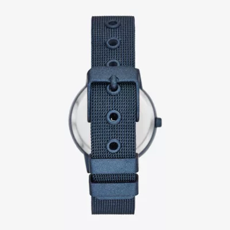 Geneva Unisex Adult Blue Stainless Steel Bracelet Watch Fmdjm264