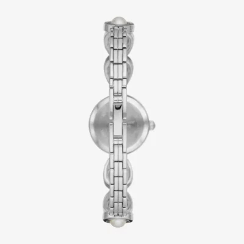 Geneva Ladies Womens Crystal Accent Silver Tone 2-pc. Watch Boxed Set Fmdjset071