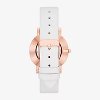Geneva Ladies Womens White 4-pc. Watch Boxed Set Fmdjset701