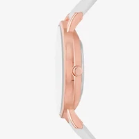 Geneva Ladies Womens White 4-pc. Watch Boxed Set Fmdjset701