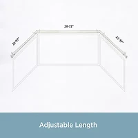 Kenney Mission Square Double Bay Window Rod