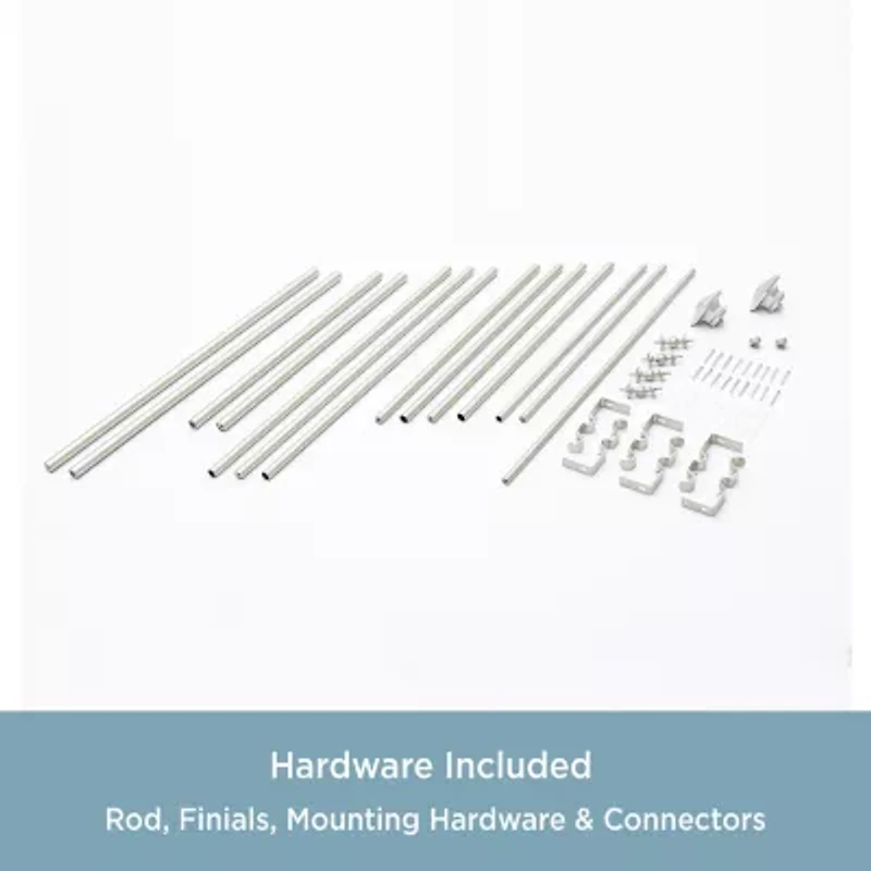 Kenney Mission Square Double Bay Window Rod