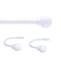 Kenney Chelsea Decorative Curtain Rod & Holdback Set 5/8 Adjustable