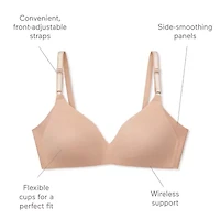 Warners T-Shirt Wireless Full Coverage Bra Wr1056