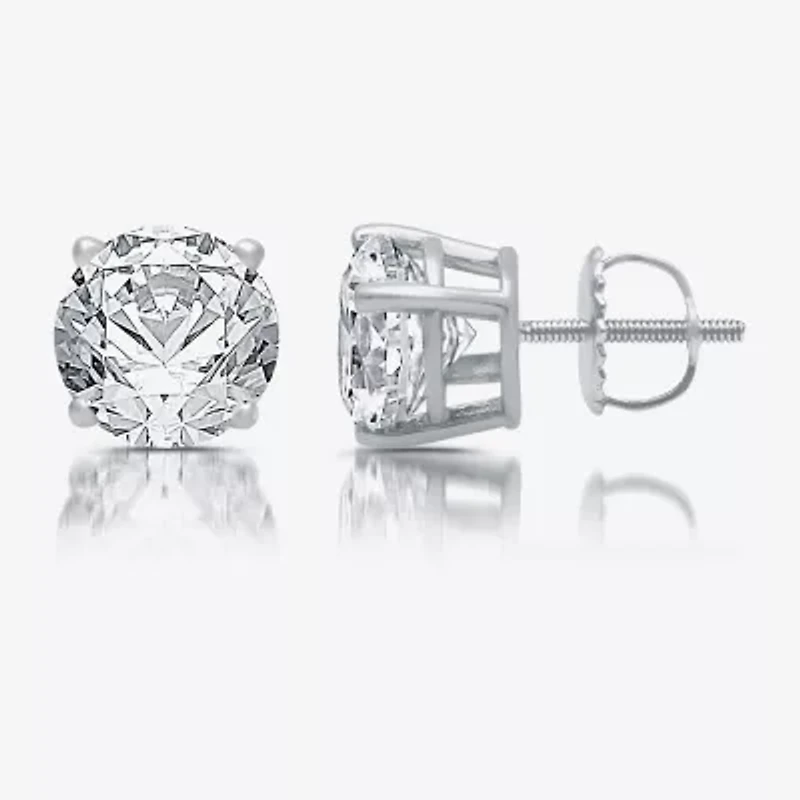 Ever Star (G / VS2) 2 CT. T.W. Lab Grown White Diamond 14K Gold 6.3mm Round Stud Earrings