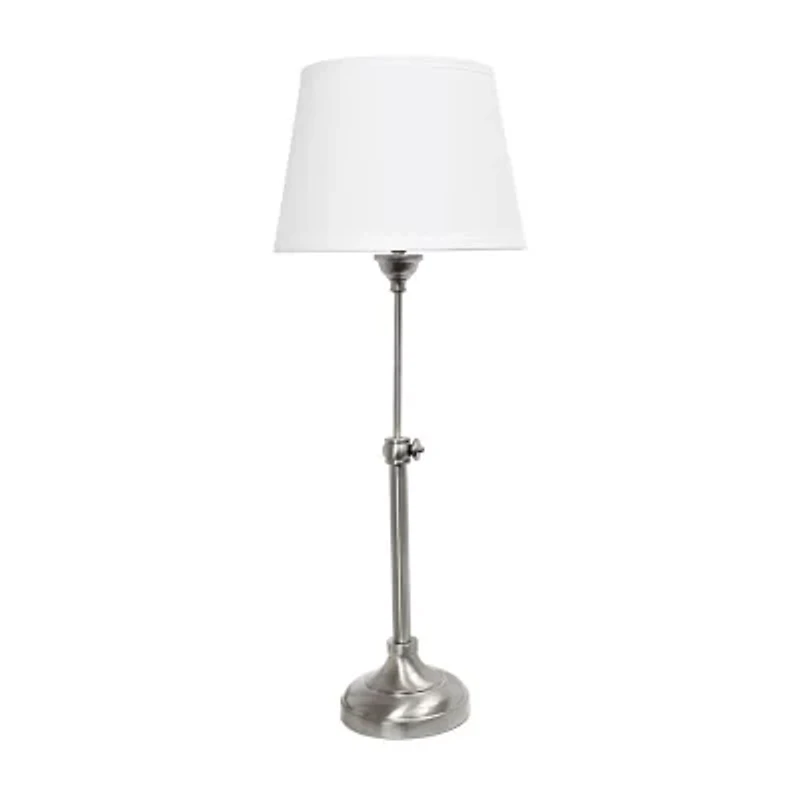 All the Rages Perennial Modern Manhattan Extendable Metal 3-pc. Lamp Set