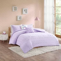 Urban Habitat Kids Ensley Jacquard 100% Cotton Comforter Set with Decorative Pillows