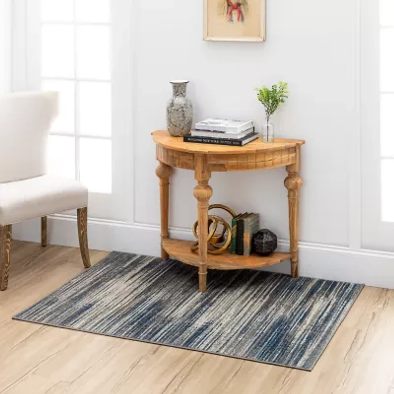 Mohawk Home Furie Stripe Machine Woven Indoor Rectangular Accent Rug
