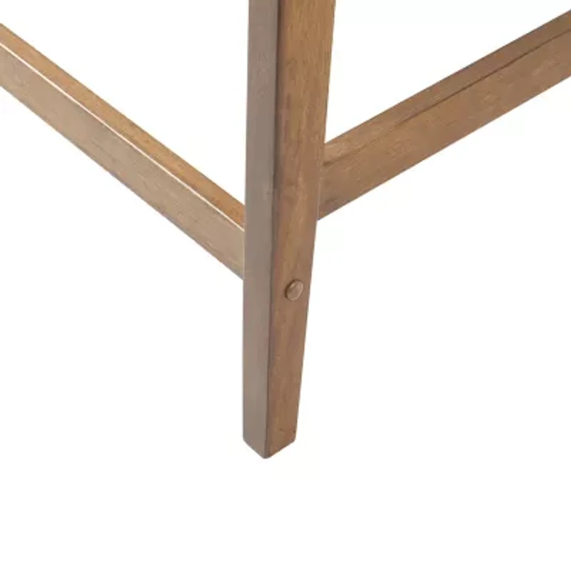 INK+IVY Boomerang Counter Height Upholstered Bar Stool