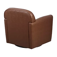 Madison Park Cedar Swivel Upholstered Armchair