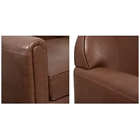 Madison Park Cedar Swivel Upholstered Armchair