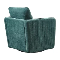 Madison Park Paloma Swivel Upholstered Armchair